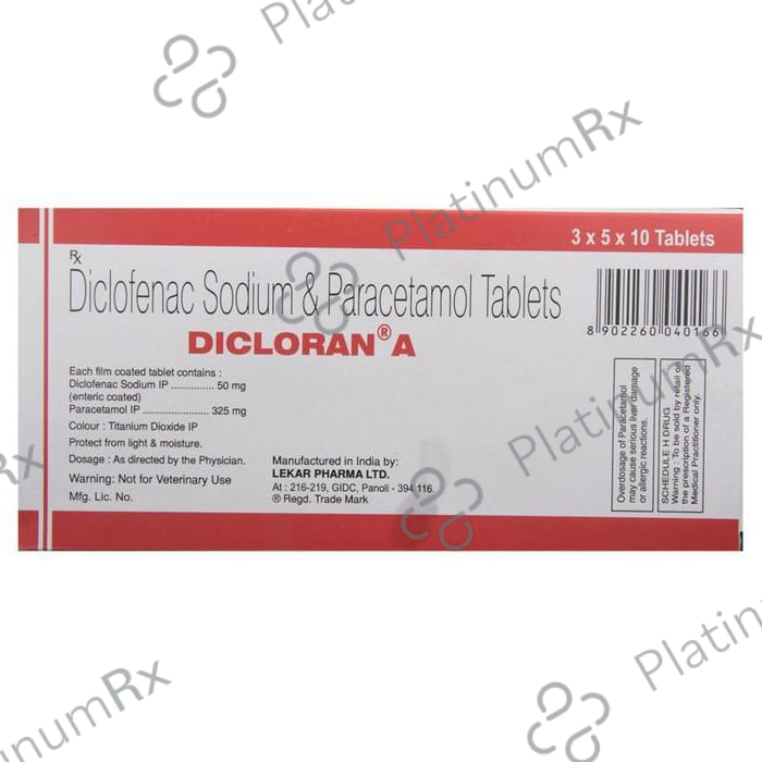 Dicloran A 50/325mg Tablet 10s