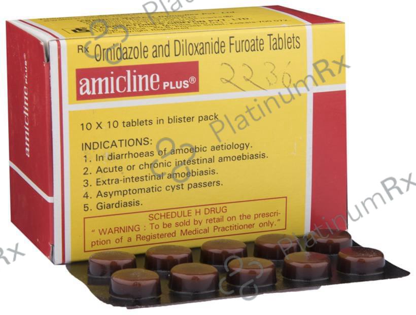 Amicline 375/250mg Plus Tablet 10s
