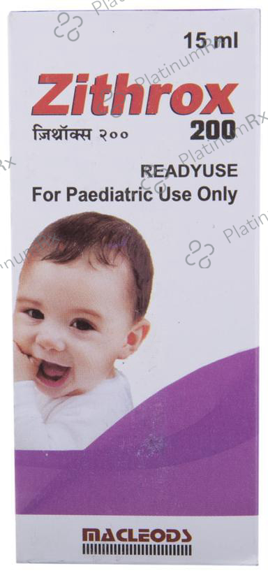 Zithrox 200mg Readyuse Suspension 15ml