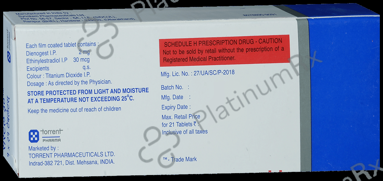 Cestel 30 2mg/30mcg Tablet 21s