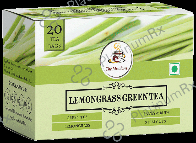 The Meadows Lemongrass Green Tea(1.5gm Each) Tea Bag