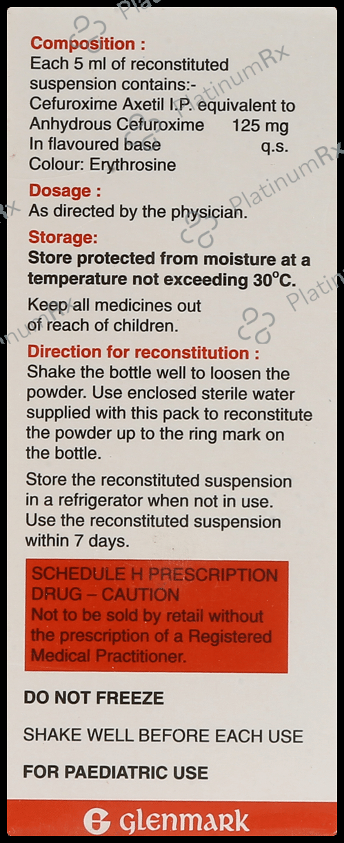 Altacef 125mg Suspension 30ml