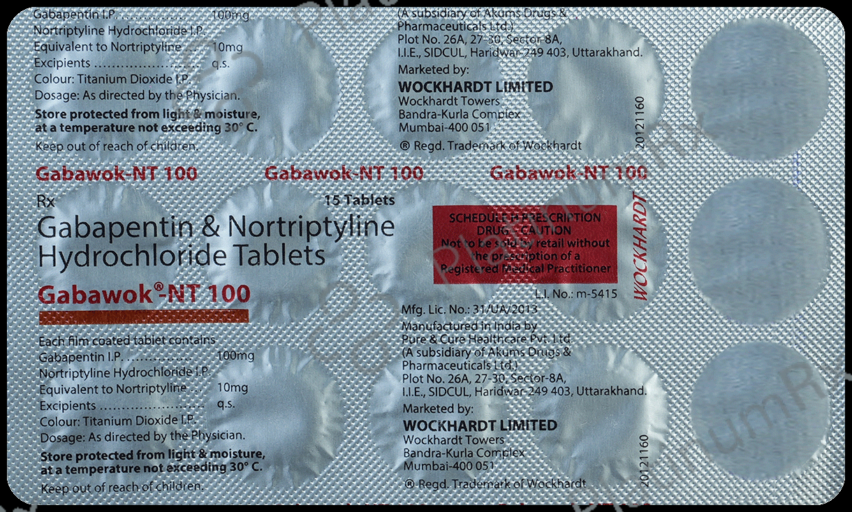 Gabawok-NT 100 Tablet