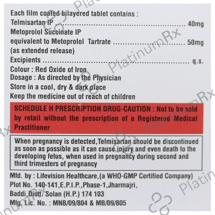 Telvonix-Beta Tablet ER