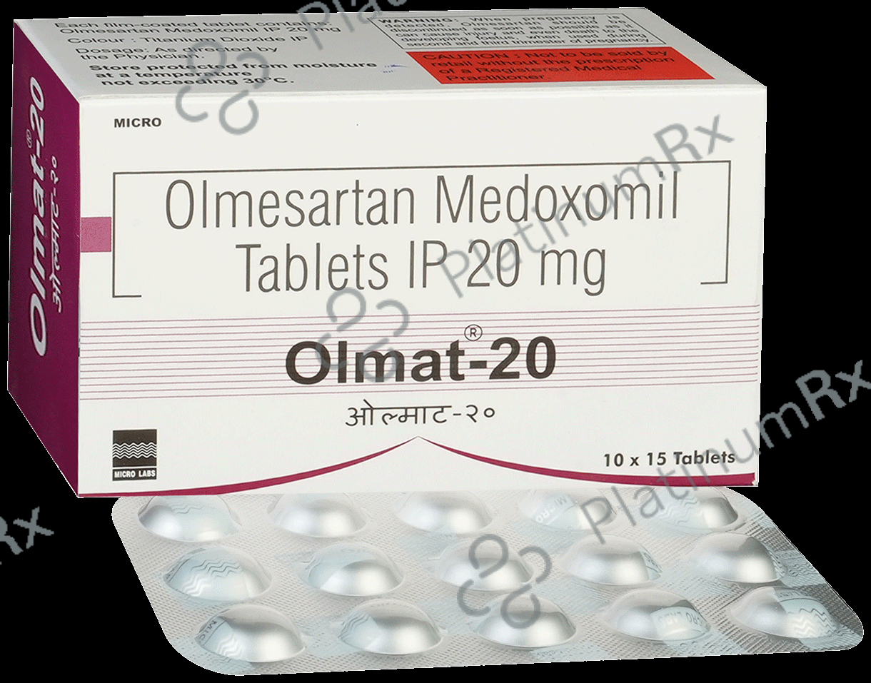 Olmat 20mg Tablet 15s