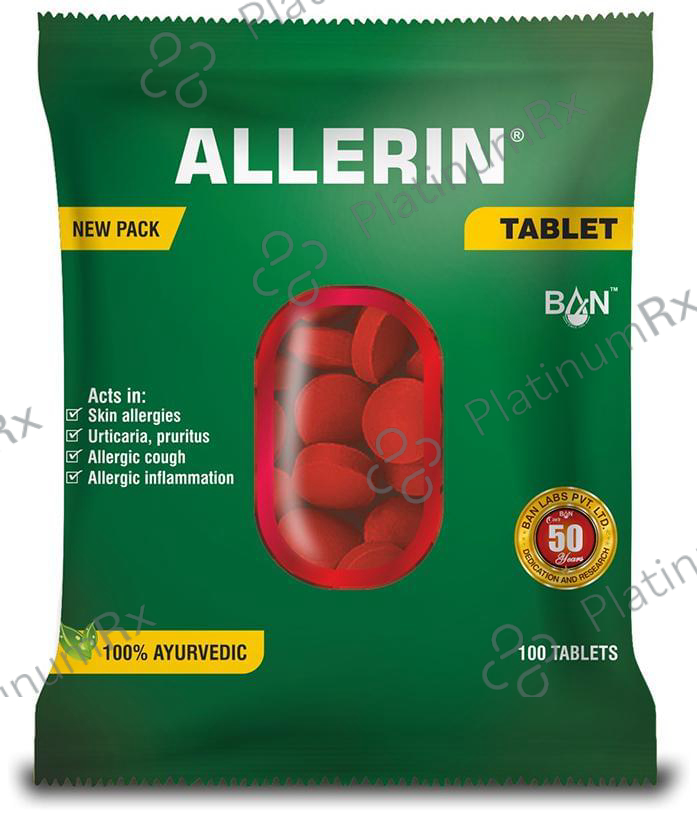 Allerin Tablets for People Suffering from Skin Allergies Tablet