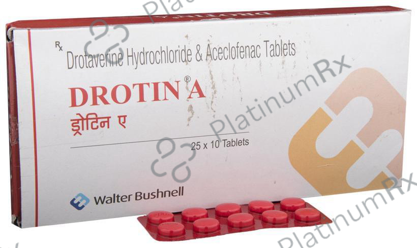 Drotin A 100/80mg Tablet 10s