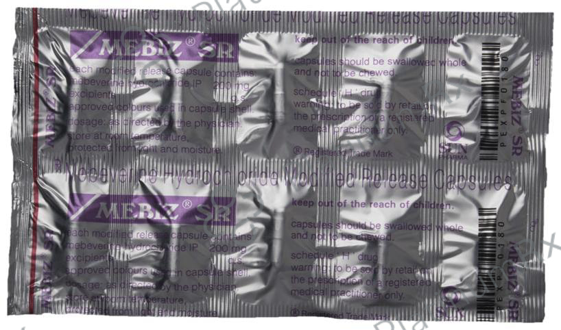Mebiz 200mg Capsule SR 10s