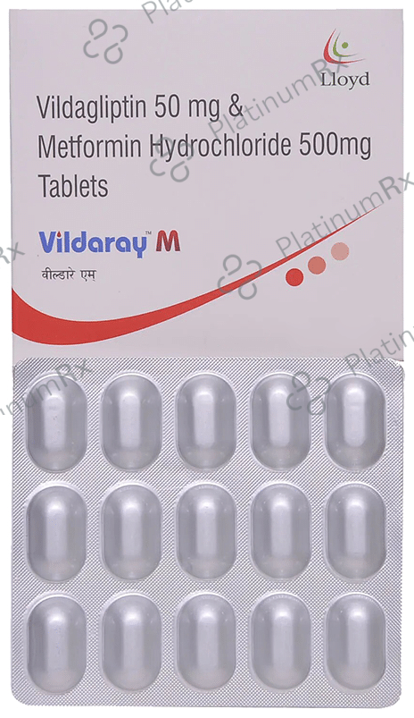 Vildaray M 500/50mg Tablet 15s