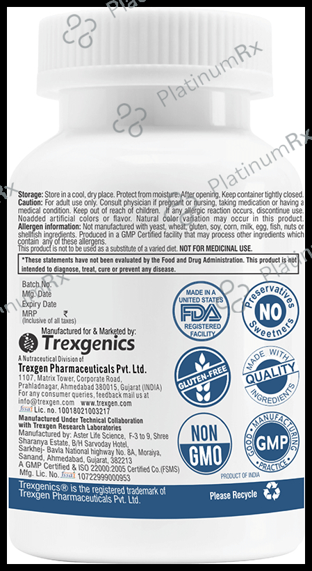 Trexgenics Eczema Support Capsule