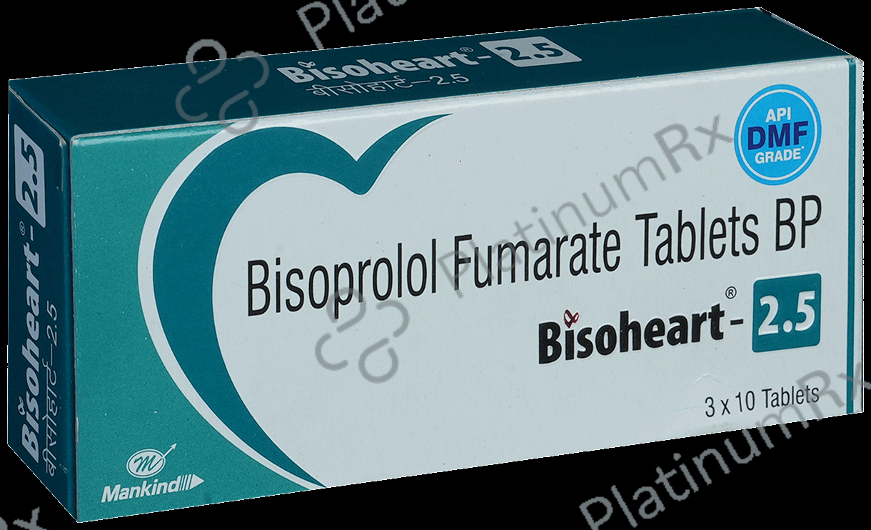 Bisoheart 2.5mg Tablet 10s
