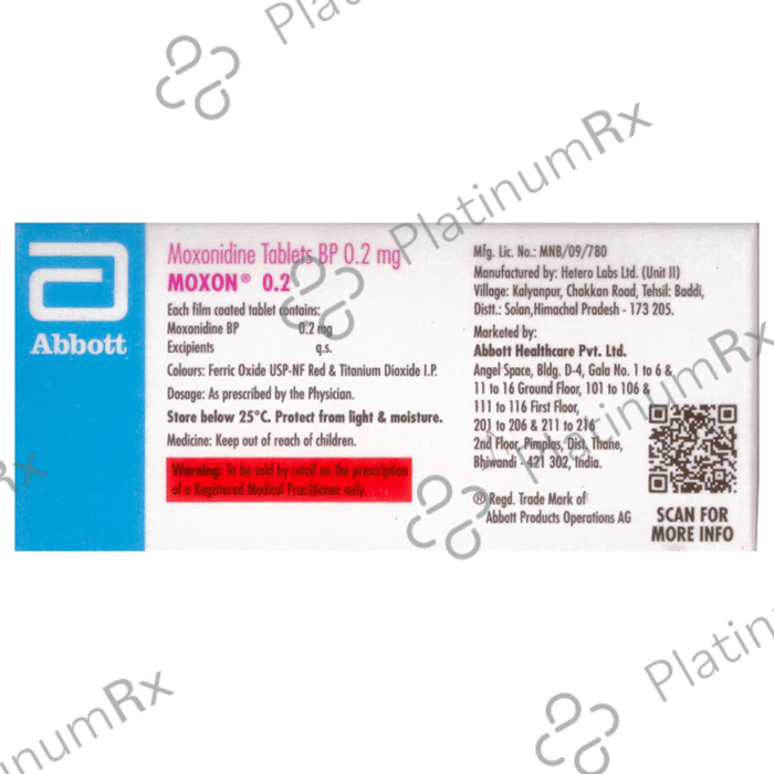 Moxon 0.2mg Tablet 10s