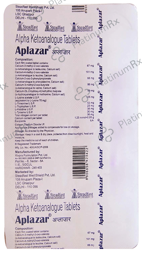 Aplazar 200mg Tablet 10s