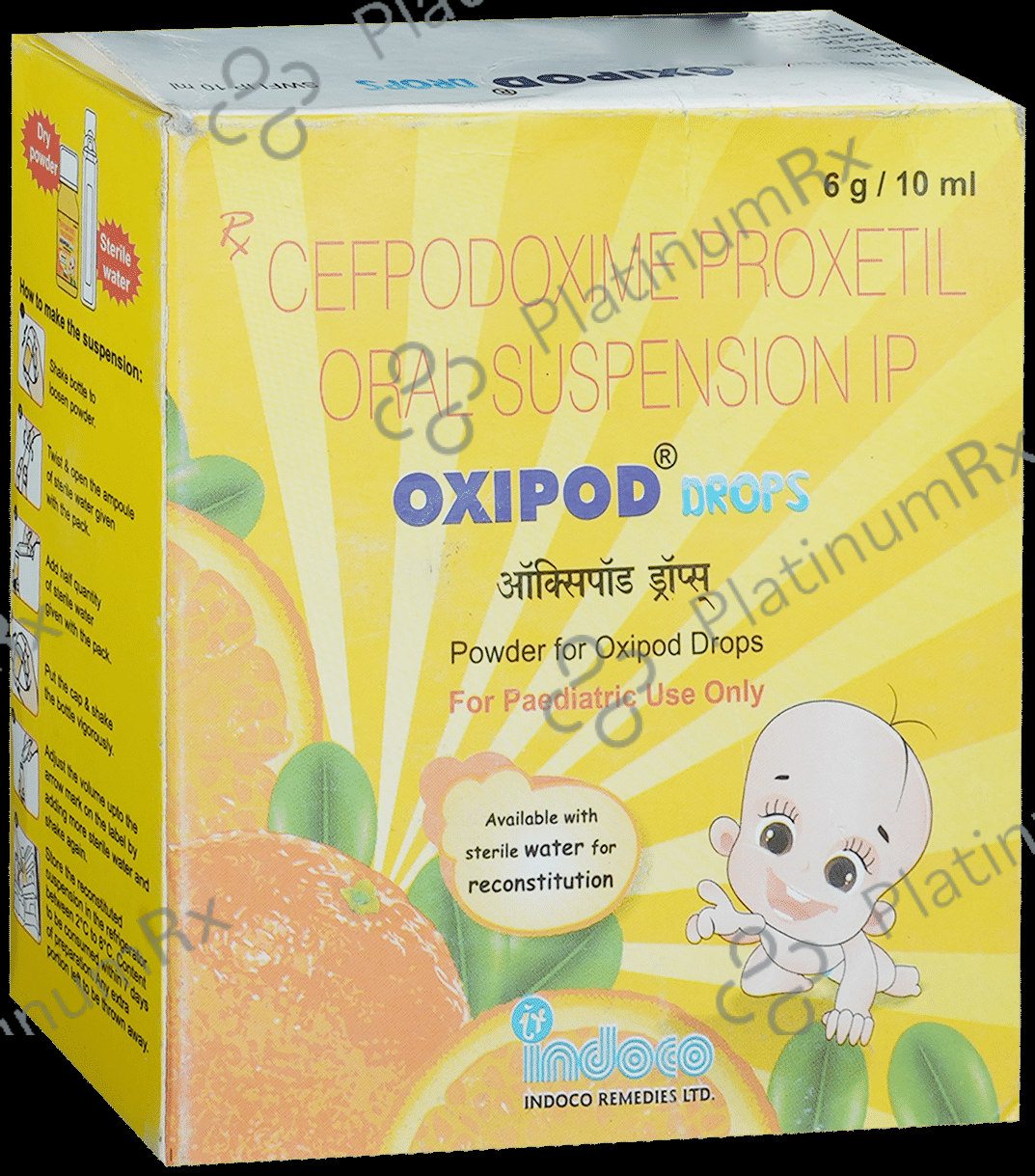 Oxipod 25mg Oral Drops 10ml