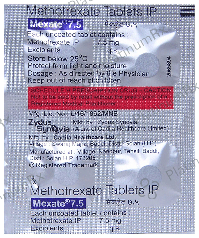 Mexate 7.5 Tablet 4 Tablet