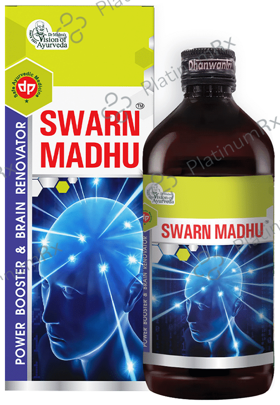 Dhanwantri Pharmaceutical Swarn Madhu Syrup Sugar Free 180 ml