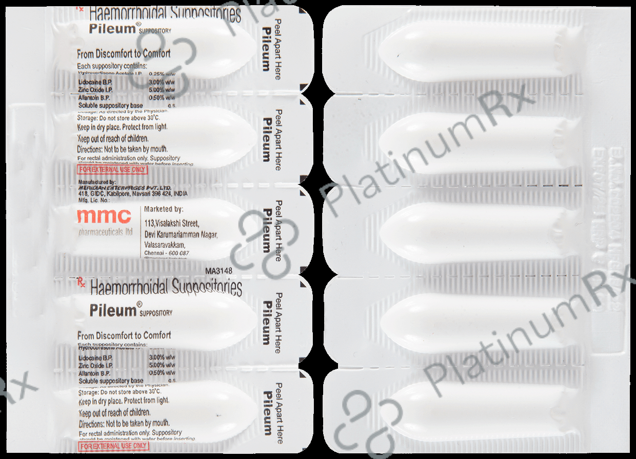 Pileum Suppository 7s