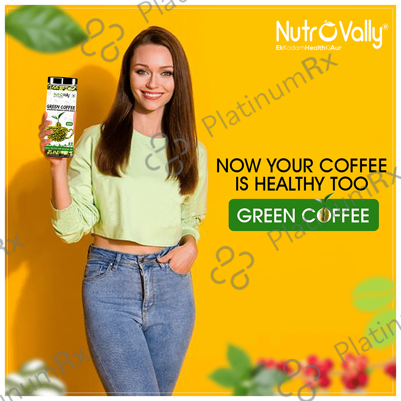 Nutrovally Unroasted Green Coffee Beans (200gm Each) 1 Jar