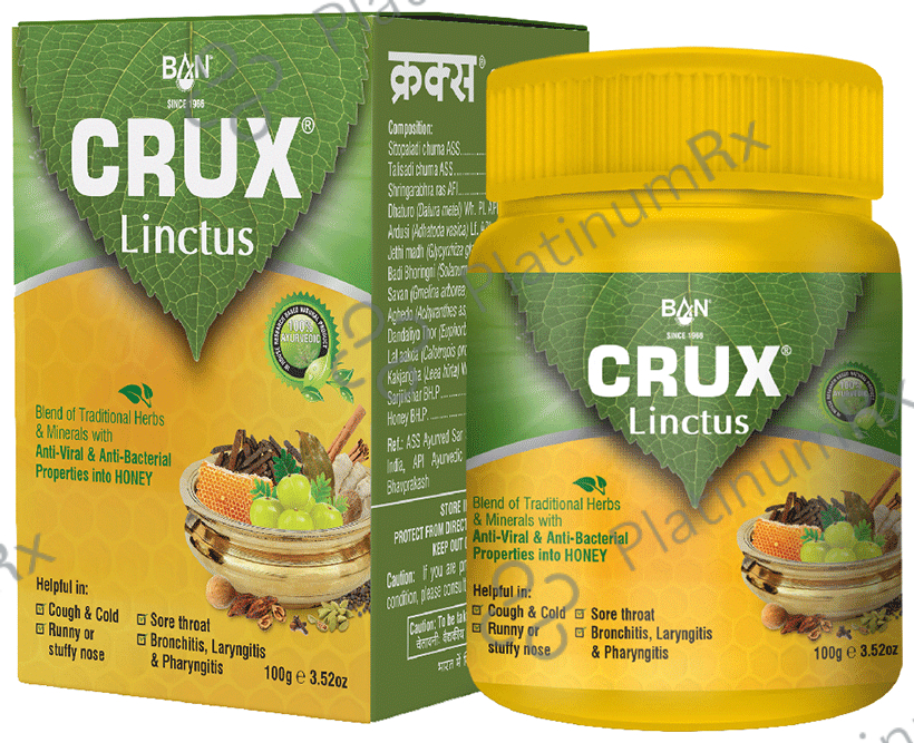 Ban Labs Crux Linctus - Helps to Relieve Cough & Cold