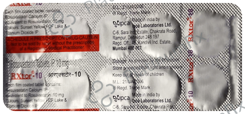 Rxtor 10mg Tablet 10s