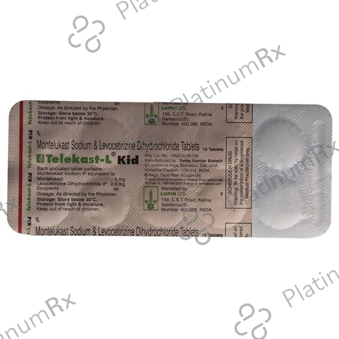 Telekast L Kid 2.5/4mg Tablet 10s