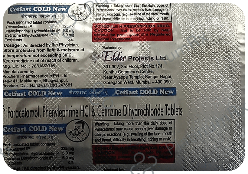 Cetfast Cold New Tablet