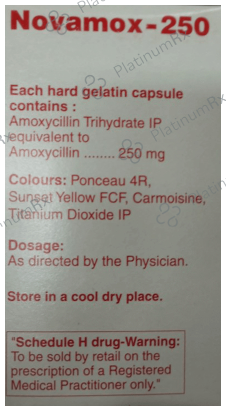 Novamox 250mg Capsule 15s