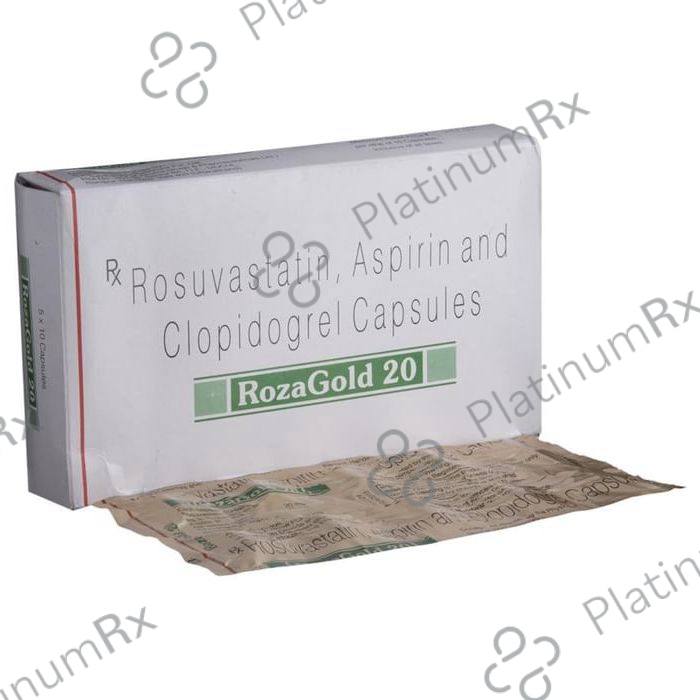 Rozagold 75/20/75mg Capsule 10s