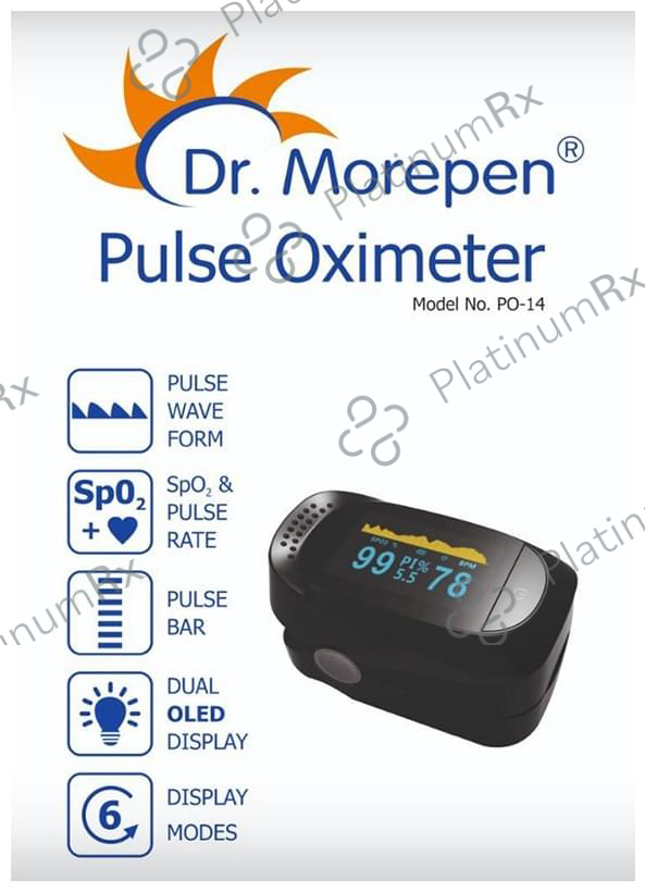 Dr Morepen PO 14 Pulse Oximeter Black