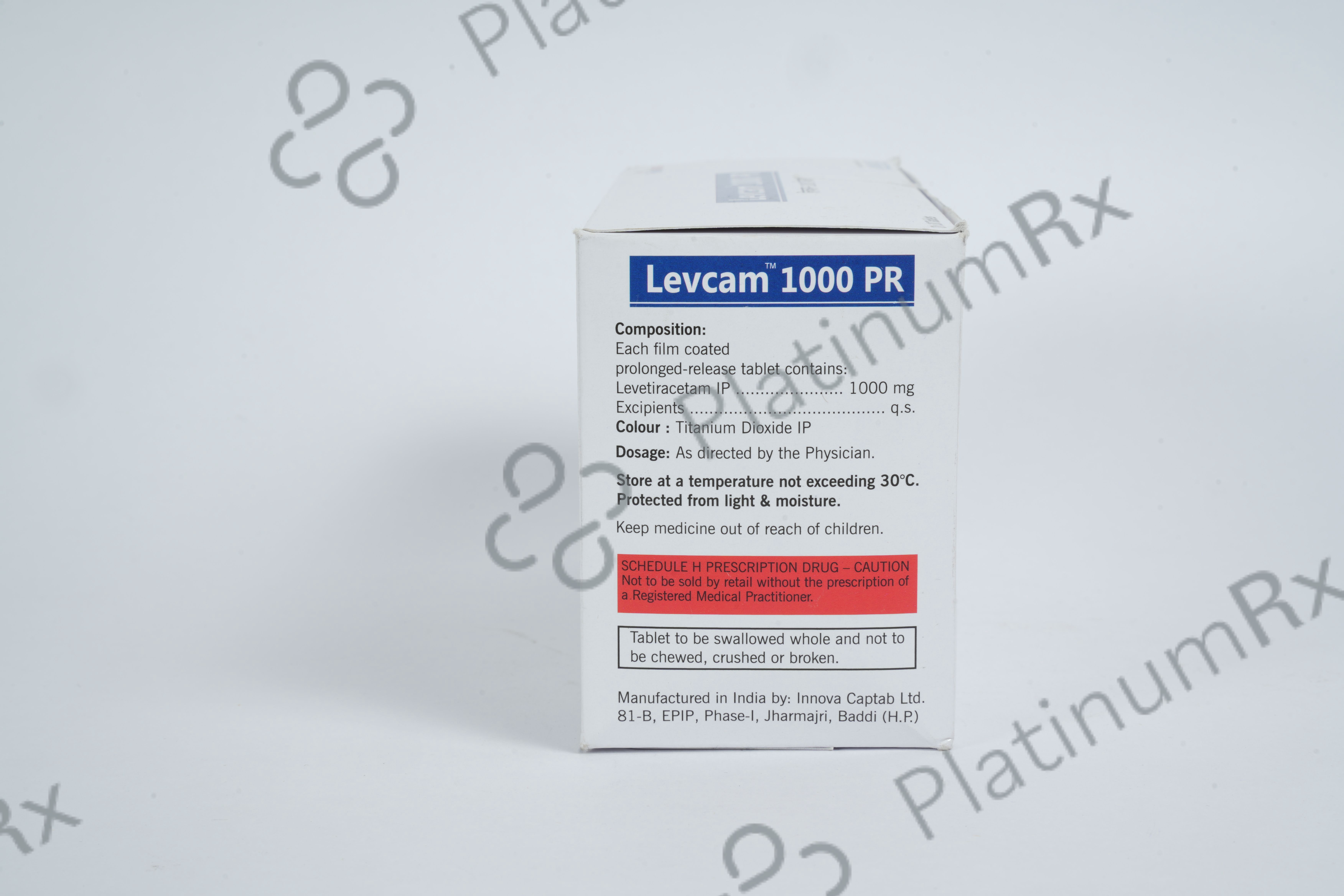 Levcam 1000mg PR Tablet 10s