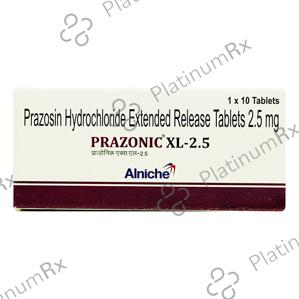 Prazonic XL 2.5mg Tablet 10s