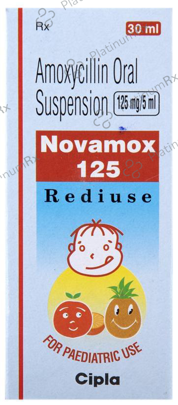 Novamox 125mg Rediuse Oral Suspension 60ml
