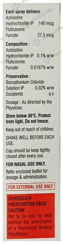 Floresp AZ 140/27.5mcg Nasal Spray 1s