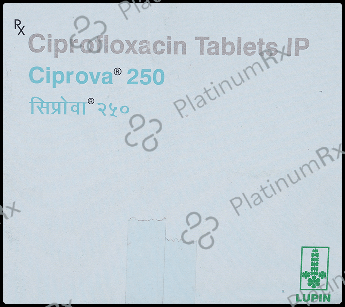 Ciprova 250mg Tablet