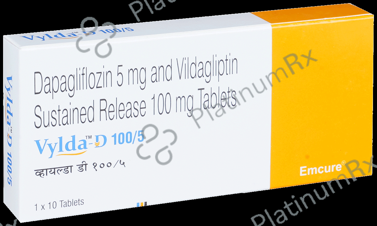 Vylda D 5/100mg Tablet 10s