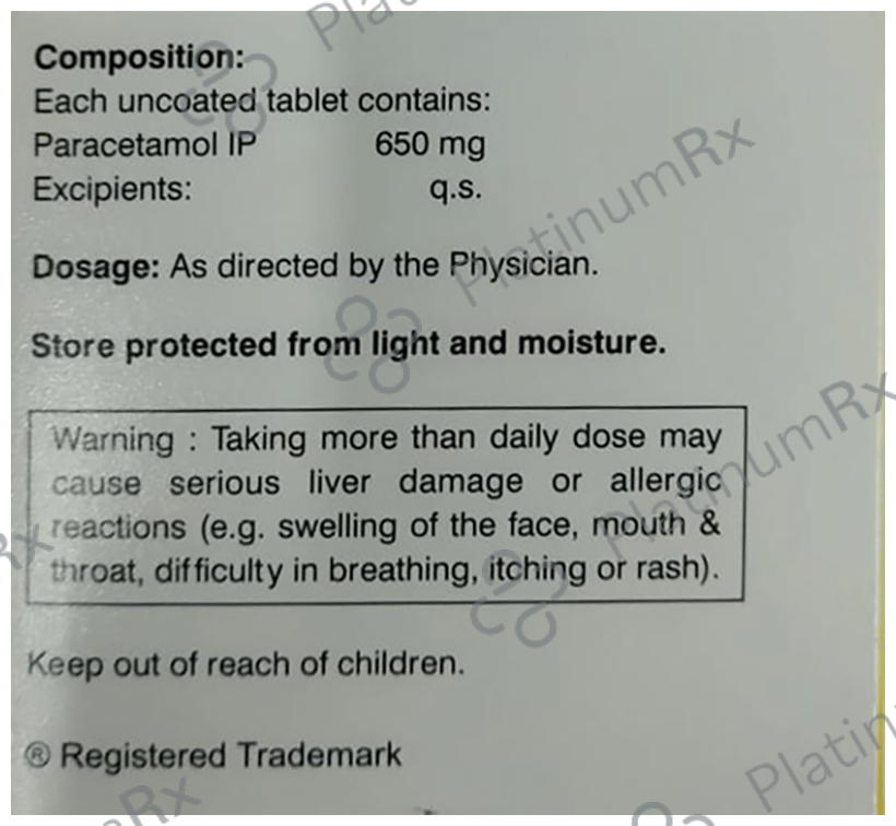 Aristomol 650 Tablet