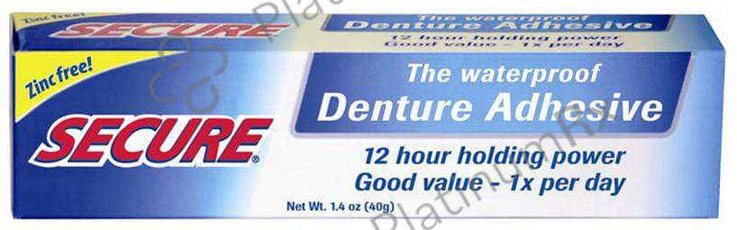 Secure Denture Adhesive Cream