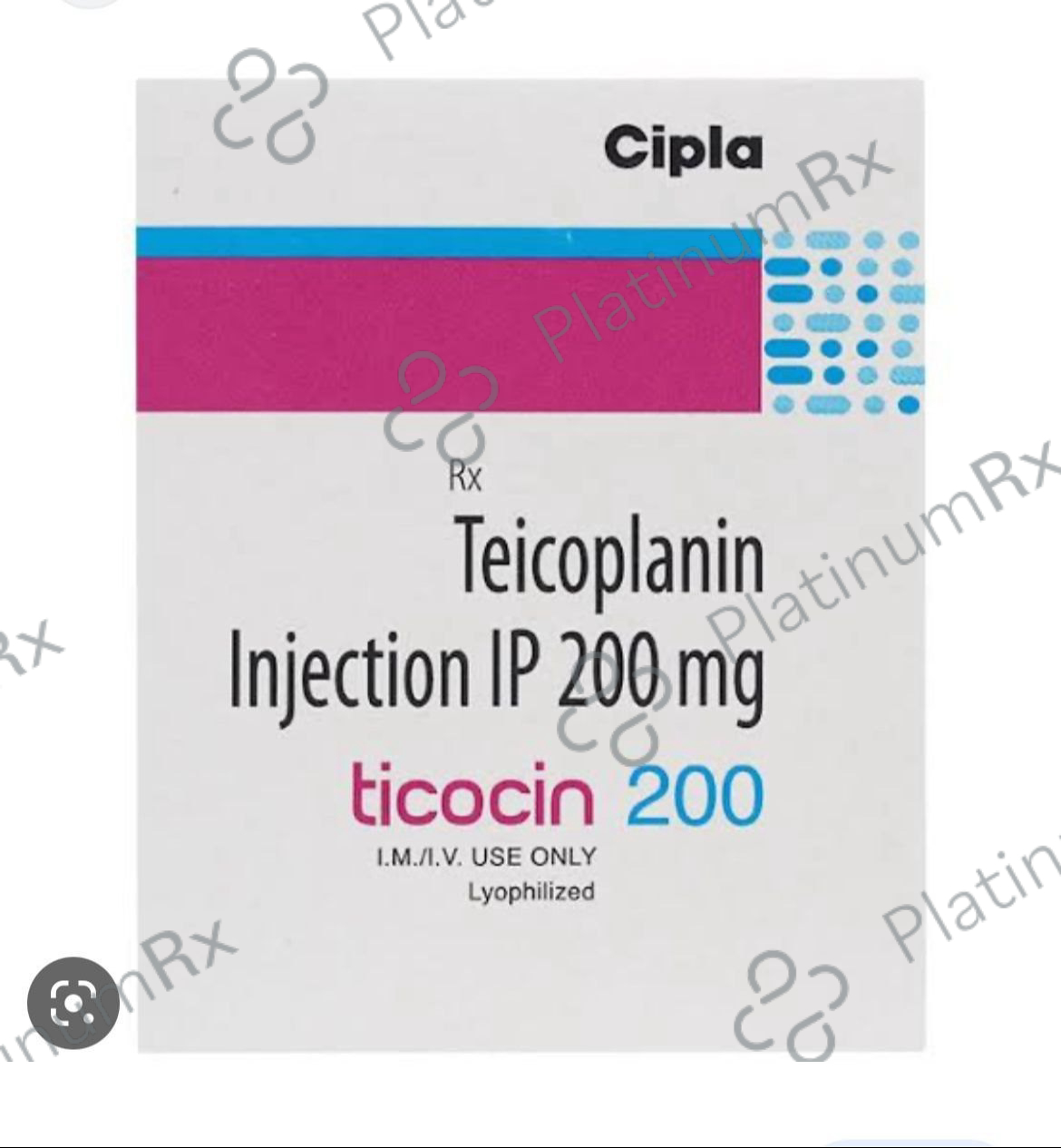 Ticocin 200mg Injection 10ml