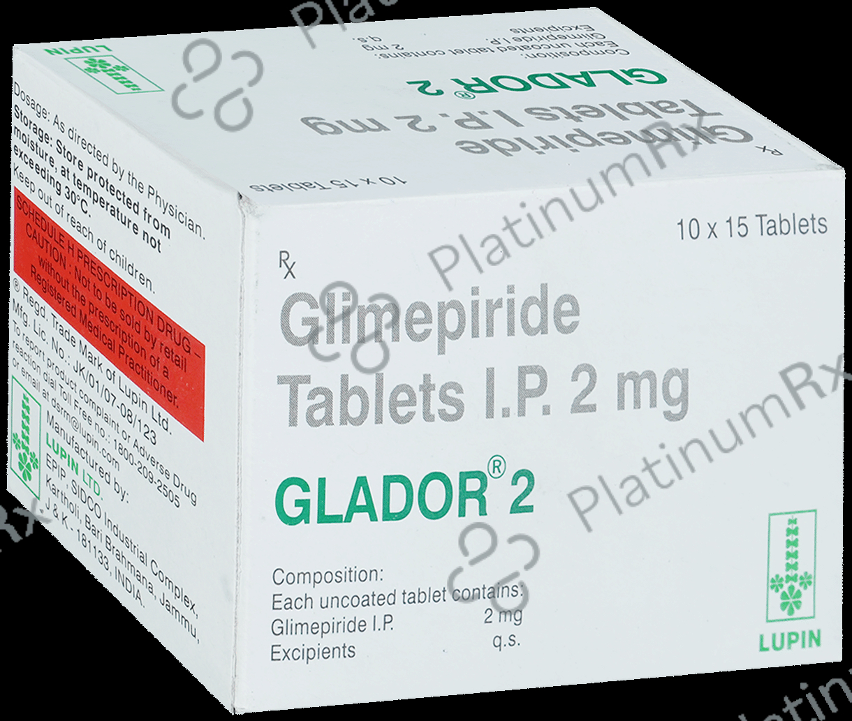 Glador 2mg Tablet 15s
