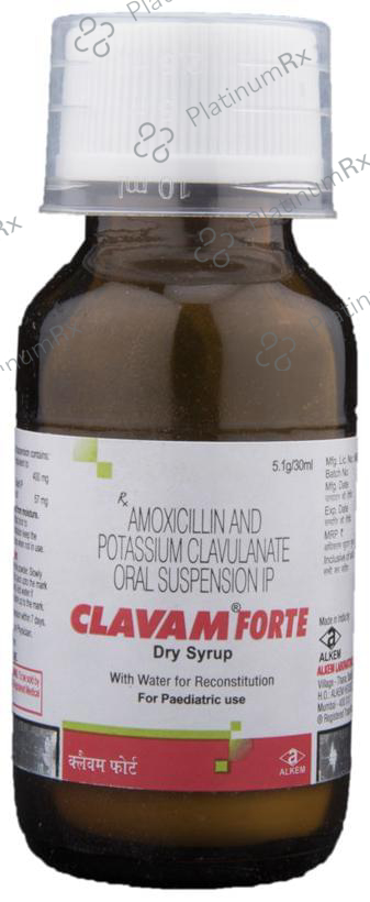 Clavam Forte 400/57mg Dry Syrup 30ml