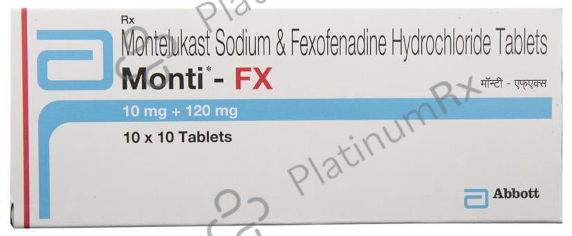 Monti FX 10/120mg Tablet 10s