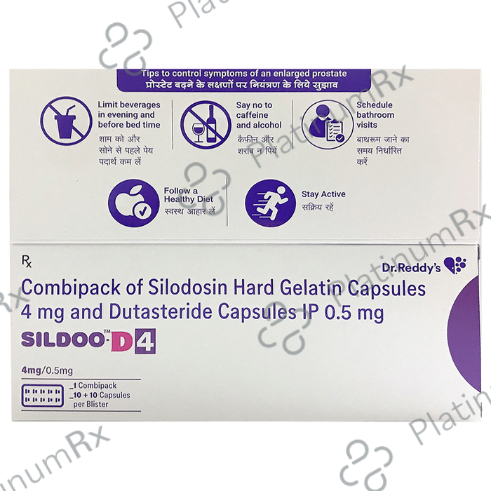 Sildoo-D4 Capsule Combipack 20 capsules