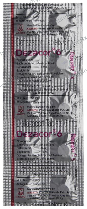 Dezacor 6mg Tablet 10s