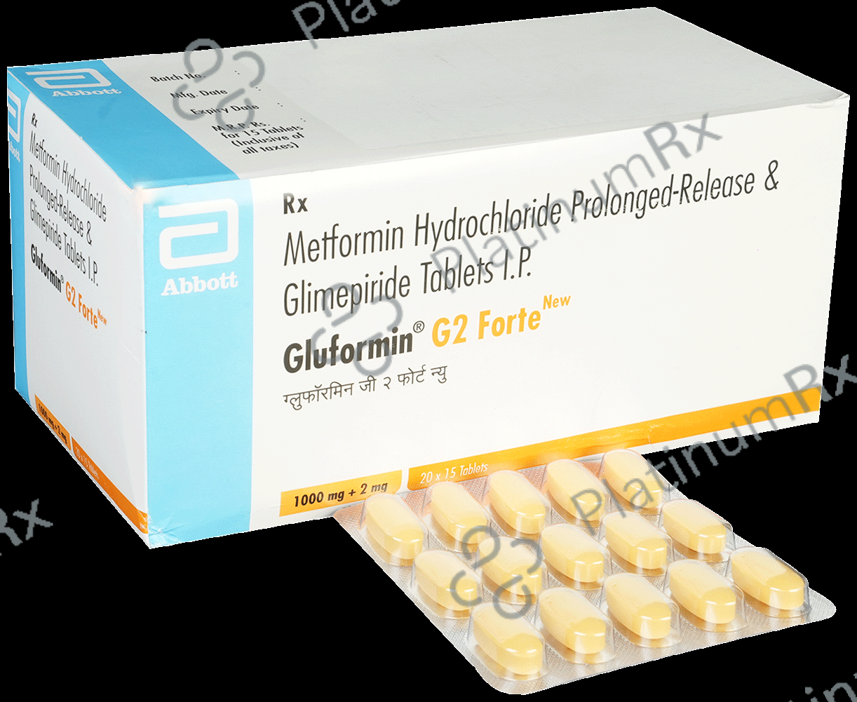 Gluformin G2 Forte New 2/1000mg Tablet PR 15s