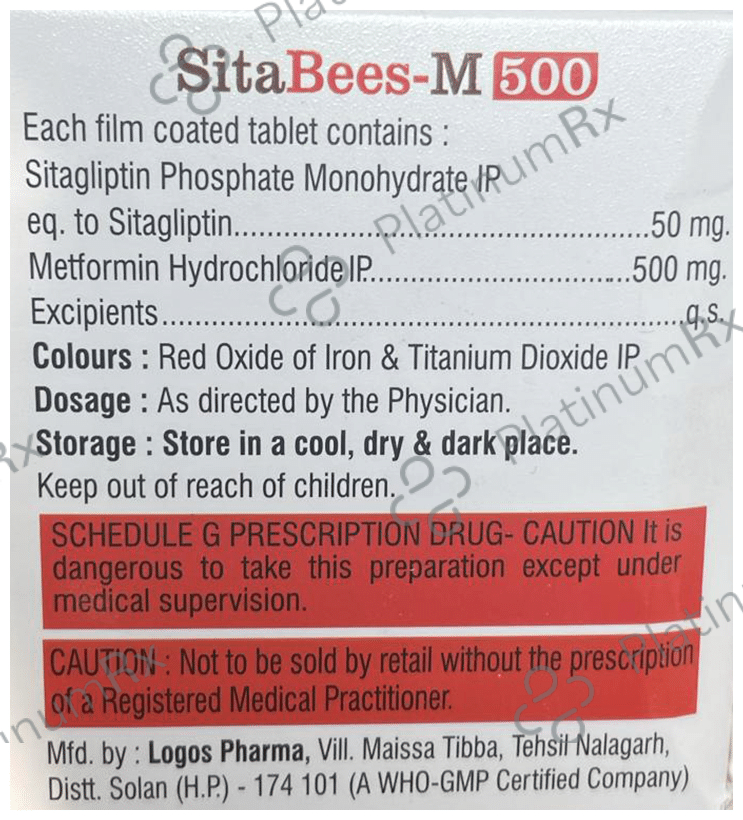 Sitabees-M 500 Tablet