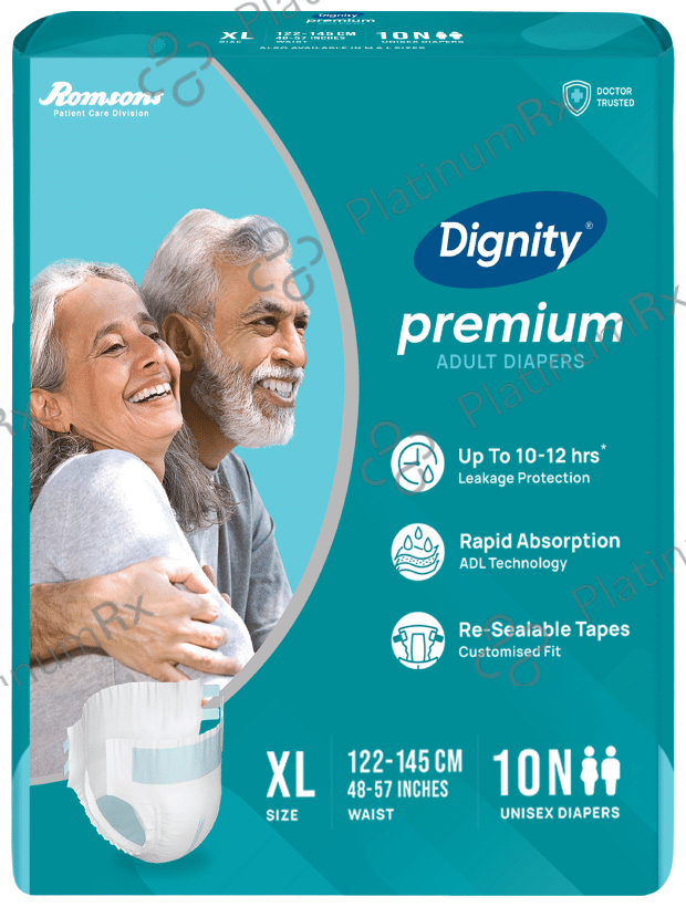Dignity Premium Adult Diaper (10 Each) XL 3 Packs