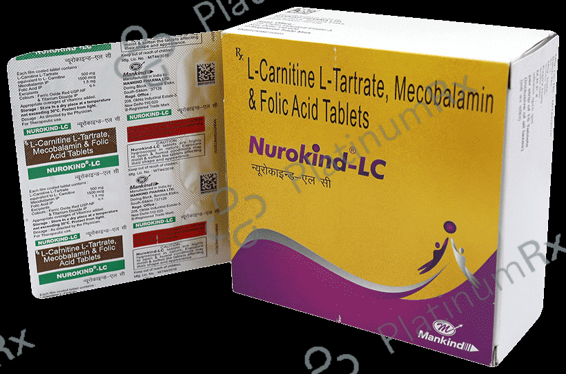 Nurokind LC 500mg/1500mcg/1.5mg Tab 15's