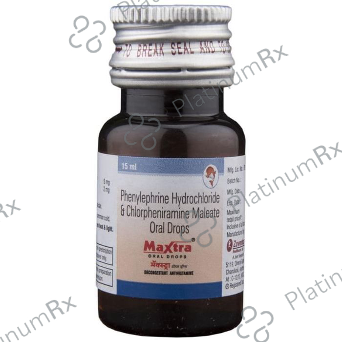 Maxtra 2/5mg Oral Drops 15ml