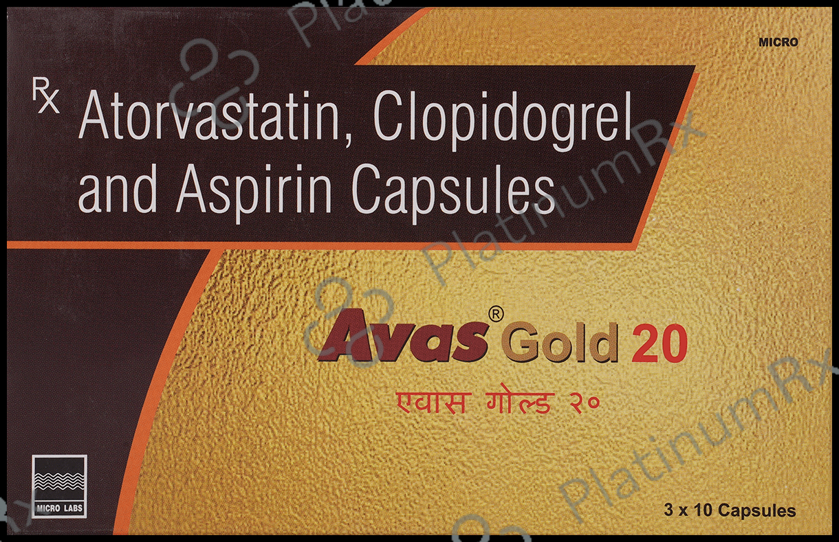 Avas Gold 75/20/75mg Capsule 10s