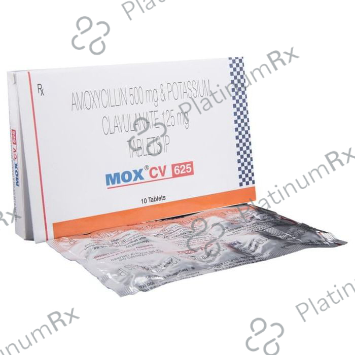 Mox CV 625 500/125mg Tablet 10s